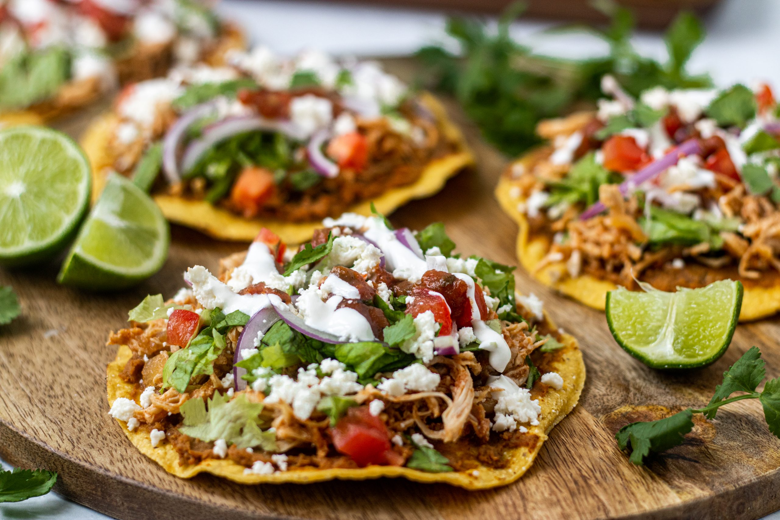 Chicken Tinga Tostadas Recipe