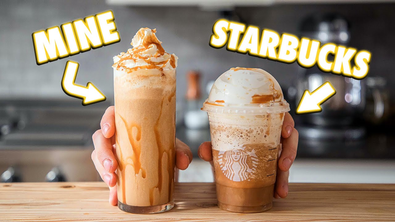 Homemade Starbucks Caramel Frappuccino